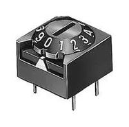 ROTARY SWITCH, 16 POS, 0.1A, 28VDC, TH