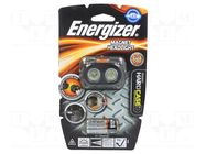 Torch: LED; No.of diodes: 2; 17h; 200lm; HARDCASE ENERGIZER