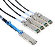 COMPUTER CABLE, QSFP+/SFP+ PLUG, 1M