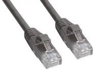 ENET CORD, RJ45 PLUG-PLUG, CAT5E, 7.62M