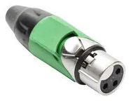 CONN, XLR AUDIO, PLUG, 3POS, CABLE