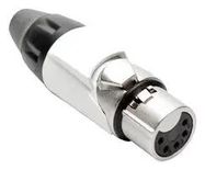 CONN, XLR AUDIO, PLUG, 5POS, CABLE