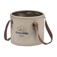 Naturehike 10L round collapsible bucket NH20SJ040 light brown, Naturehike