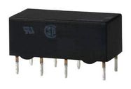 SIGNAL RELAY, DPDT, 12VDC, 1A, TH