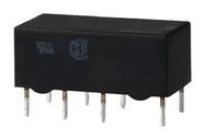 SIGNAL RELAY, DPDT, 12VDC, 1A, TH