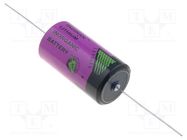 Battery: lithium (LTC); C; 3.6V; 8500mAh; non-rechargeable; axial TADIRAN