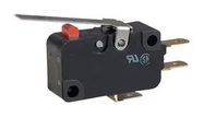 MICROSWITCH, SPST-NC, 21A, 250V/8V, QC