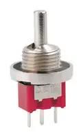 TOGGLE SW, DPDT, 6A, 125VAC, PANEL/TH