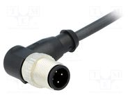 Connector: M12; plug; PIN: 4; male; A code-DeviceNet / CANopen; 5m HARTING