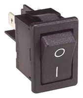 ROCKER SWITCH, DPST, 10A, 250VAC, PANEL