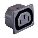 IEC OUTLET F, 10A, 250V, QUICK CONNECT