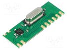 Module: RF; FM receiver; OOK; 433.92MHz; -108dBm; 1.8÷3.6VDC; SMD HOPE MICROELECTRONICS