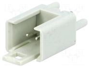 Connector: IDC; socket; male; PIN: 2; PZK1100; straight; THT; 2.54mm TOMIC