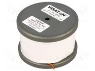 Inductor: coil; 4.7mH; 0.33Ω; 9.3A; Ø: 56mm; H: 36mm; Øcore: 1.2mm VISATON