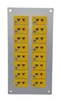 THERMOCPL CONN W/PANEL, SOCKET, K, 16WAY