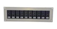 THERMOCPL CONN W/PANEL, SOCKET, J, 10WAY