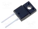 Diode: rectifying; THT; 600V; 15A; tube; Ifsm: 200A; Ufmax: 1.4V; 39ns WeEn Semiconductors