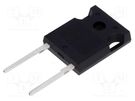 Diode: rectifying; THT; 1.2kV; 15A; TO247-2; Ufmax: 2.8V; 21ns; FRED MICROCHIP (MICROSEMI)