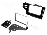 Radio frame; Honda; 2 DIN; black gloss PER.PIC.