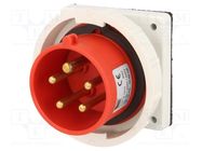 Connector: AC supply 3-phase; socket; male; 16A; 400VAC; IEC 60309 PAWBOL