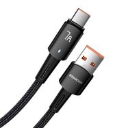 USB-A to USB-C cable, Essager, EXC7A-CGB01-P, 100W, 0.5m (black), Essager