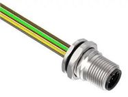 SENSOR CORD, 8P M12 PLUG-FREE END, 0.5M