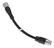 SENSOR CORD, M12 RCPT-RJ45 PLUG, 6.1M