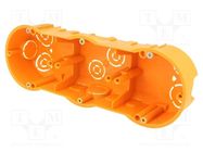 Enclosure: junction box; X: 60mm; Y: 204mm; Z: 46mm; IP30; orange PAWBOL