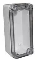 ENCLOSURE, ELECTRICAL KO, ABS/GREY/CLEAR