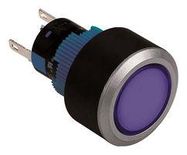 LED PANEL INDICATOR, BLUE, 22MM, 24V