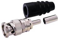 RF/COAXIAL BNC PLUG STR 50 OHM CRIMP/SLDR