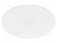 Cover; 81mm; polypropylene PP; white PAWBOL