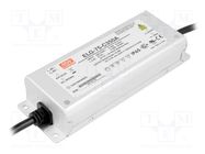 Power supply: switching; LED; 75W; 107÷214VDC; 175÷350mA; IP65 MEAN WELL