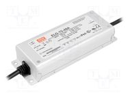 Power supply: switched-mode; LED; 77W; 48VDC; 0.8÷1.6A; 180÷295VAC MEAN WELL