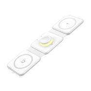 Magnetic wireless charger, Essager, EWXCX3-NMC02, 3w1, 15W (white), Essager