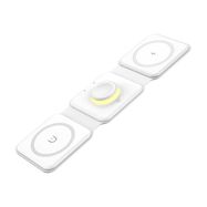 Magnetic wireless charger, Essager, EWXCX3-NMC02, 3w1, 15W (white), Essager