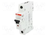 Circuit breaker; 230/400VAC; Inom: 16A; Poles: 1; Charact: B; 10kA ABB