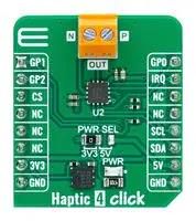 HAPTIC 4 CLICK ADD-ON BRD, GPIO/I2C/PWM