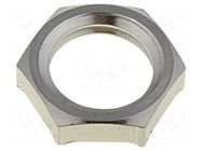 Nut; with earthing; M12; brass; Thk: 3.5mm; Spanner: 15mm; Pitch: 1.5 LAPP