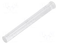 Fiber for LED; Ø3mm; L: 25.4mm; round; Front: convex; straight; PLP2 BIVAR