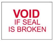 LABEL, TAMPERPROOF, 19.05X9.53MM, 480PCS