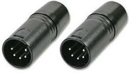 XLR DMX TERMINATOR, PLUG, 5POS, 2PK