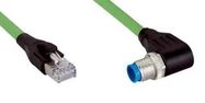 SENSOR/ACTR CBL, 8P/M12 R/A-RJ45 PLUG/5M