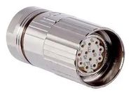 SENSOR CONN, M23, RCPT, 12P, CABLE