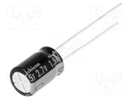 Supercapacitor; THT; 1.5F; 2.7VDC; ±20%; Body dim: Ø8x11.5mm; 3Ω NICHICON