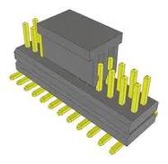 STACKING PC BOARD CONNECTORS