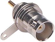 RF/COAXIAL BNC BULKHEAD JACK STR 50 OHM SOLDER