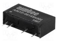 Converter: DC/DC; 1W; Uin: 4.5÷5.5V; Uout: 15VDC; Iout: 70mA; SIP7 AIMTEC