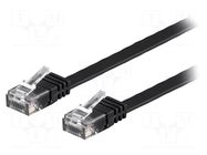 Patch cord; RJ45 plug,both sides; U/UTP; 6; stranded; Cu; PVC; 10m Goobay