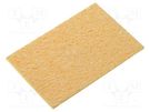 Tip cleaning sponge; for soldering station; SP-1011DLR; 65x50mm SOLDER PEAK